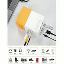 Mini Projector Portable Home Theater Smart TV 3D Cinema, Able to Play 4K Movies Through High Definition Port